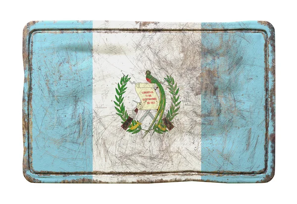 Flaga Gwatemali stary — Zdjęcie stockowe