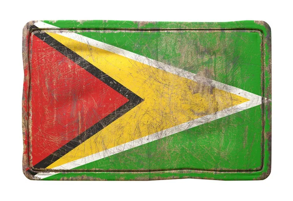 Alte Guyana-Flagge — Stockfoto