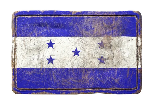 Vecchia bandiera honduregna — Foto Stock