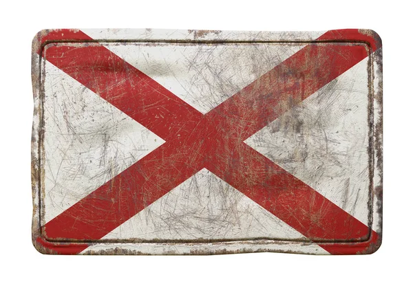 Bandeira do Estado do Alabama — Fotografia de Stock