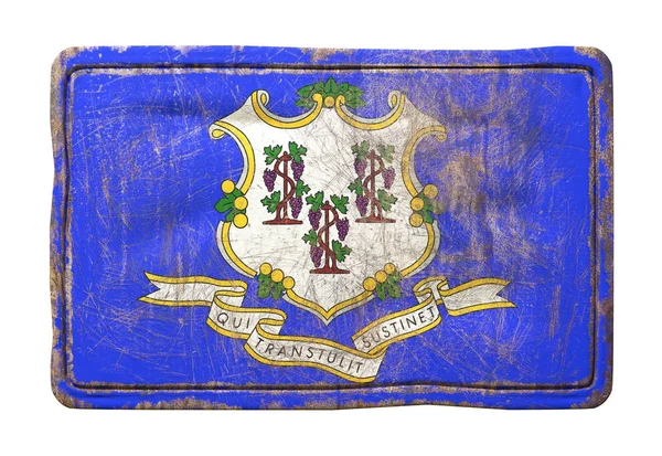 Old Connecticut State flag — Stock Photo, Image