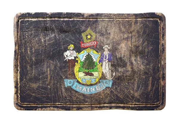 Old Maine Bandiera di Stato — Foto Stock