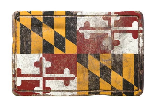 Ancien drapeau de l'État du Maryland — Photo