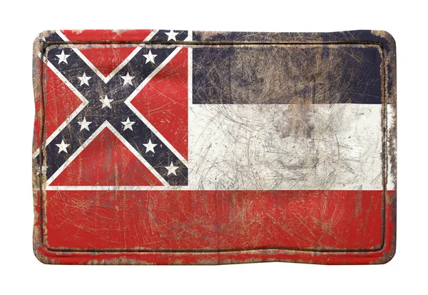 Bandera del Estado de Mississippi —  Fotos de Stock