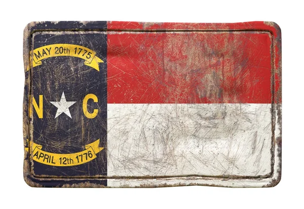 Old North Carolina State flag — Stock Photo, Image