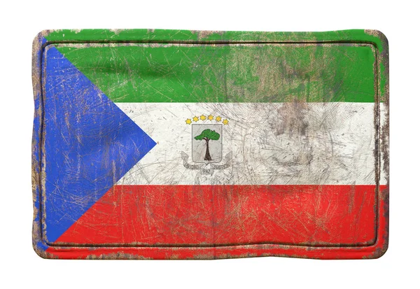 Старе прапор Екваторіальної Гвінеї — стокове фото