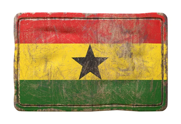 Régi Ghánai Köztársaság lobogója — Stock Fotó