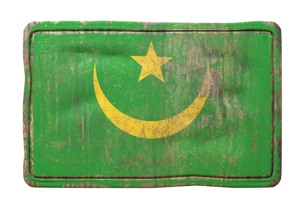 Stará mauritánská vlajka — Stock fotografie