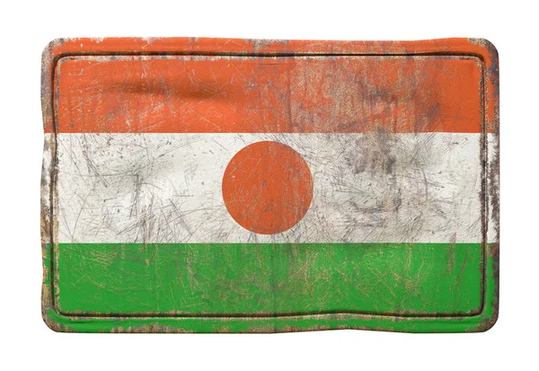Παλιά σημαία της Δημοκρατίας του Νίγηρα — Φωτογραφία Αρχείου
