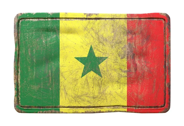 Alte senegalesische Flagge — Stockfoto