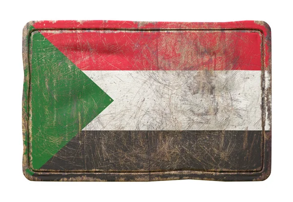 Oude vlag van de Noord-Soedan — Stockfoto