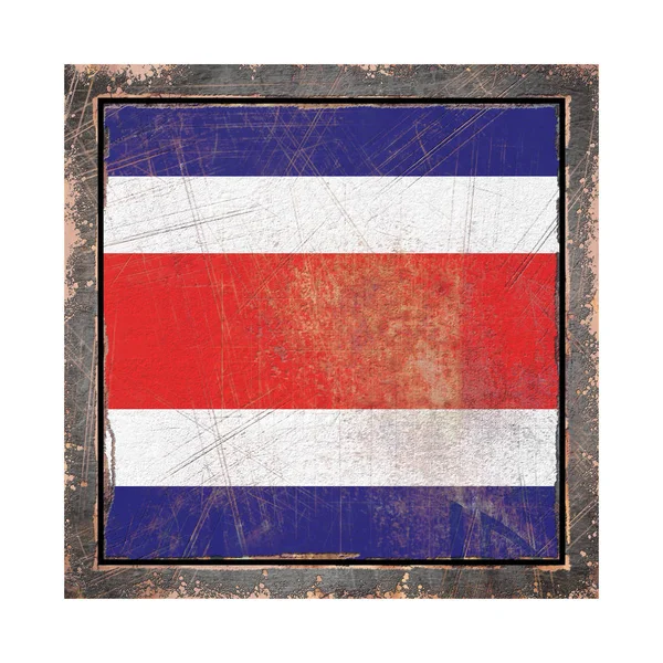 Old Republic flaga Kostaryki — Zdjęcie stockowe