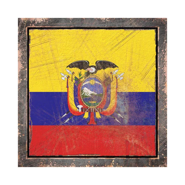 Stará vlajka Ekvádoru — Stock fotografie