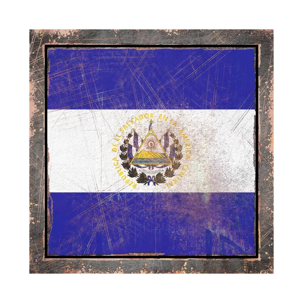 Eski Cumhuriyet El Salvador bayrağı — Stok fotoğraf