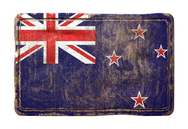 오래 된 뉴질랜드 국기 — 스톡 사진