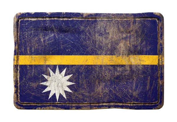 Oude vlag van Nauru — Stockfoto