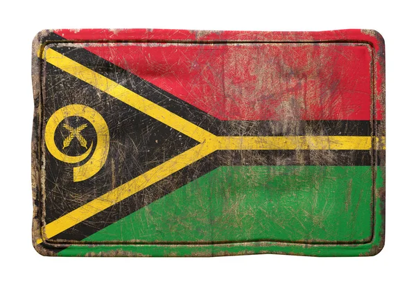 Vecchia bandiera Vanuatu — Foto Stock