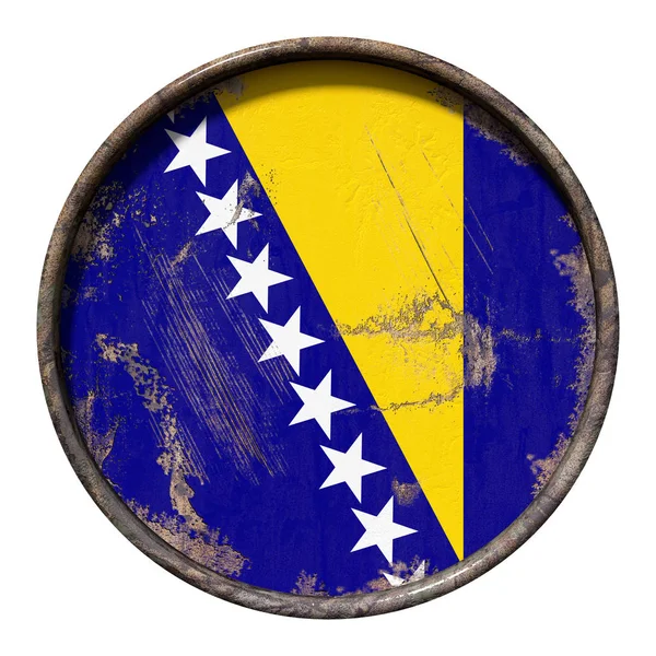 Eski Bosna-Hersek bayrağı — Stok fotoğraf