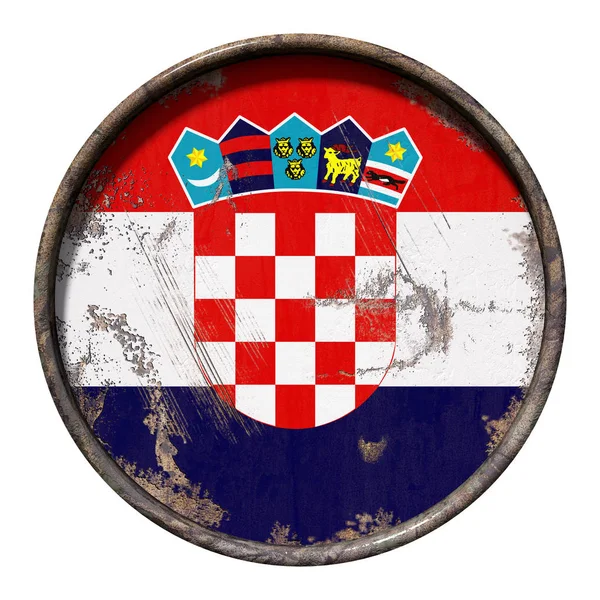 Stará vlajka Chorvatska — Stock fotografie