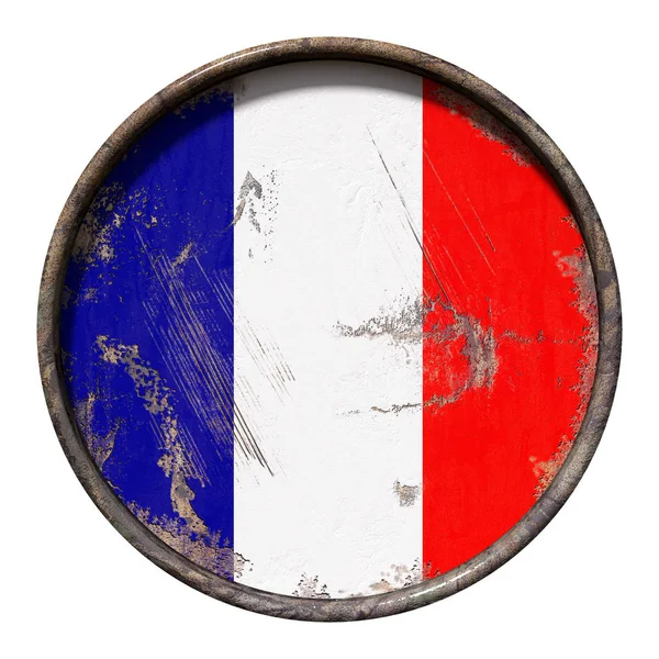 Antiga bandeira da França — Fotografia de Stock
