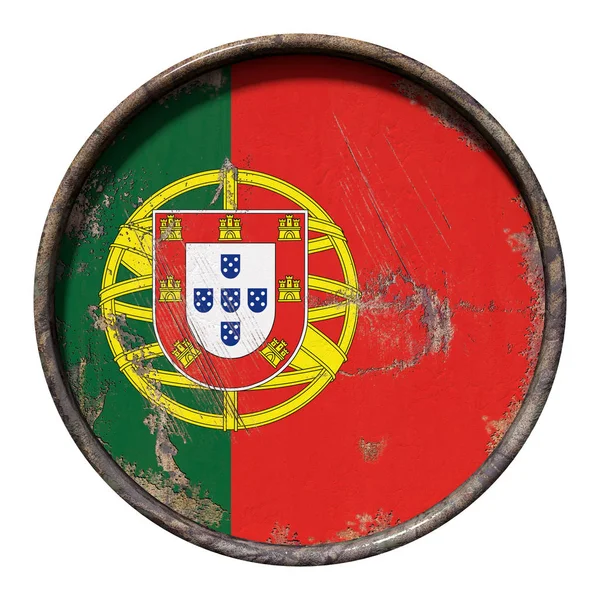 Velha bandeira portugal — Fotografia de Stock