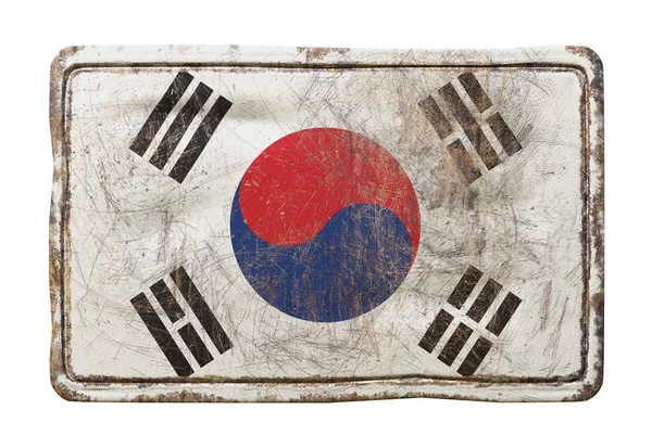 Oude vlag van Zuid-Korea — Stockfoto
