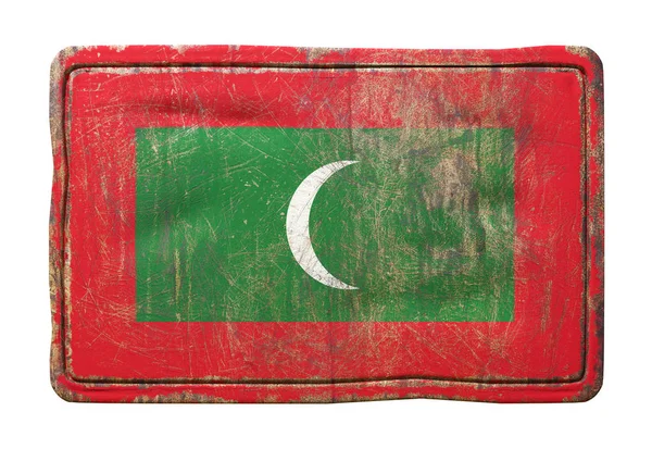Stary flaga Malediwów — Zdjęcie stockowe