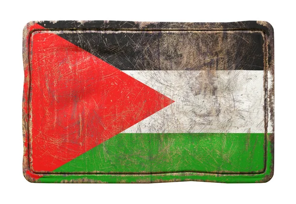 Velha bandeira palestina — Fotografia de Stock