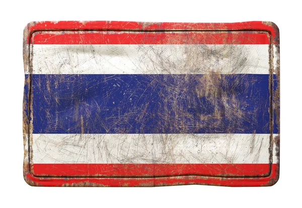 Ancien drapeau de Thaïlande — Photo