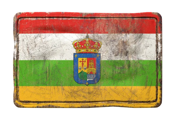 Oude vlag van La Rioja — Stockfoto