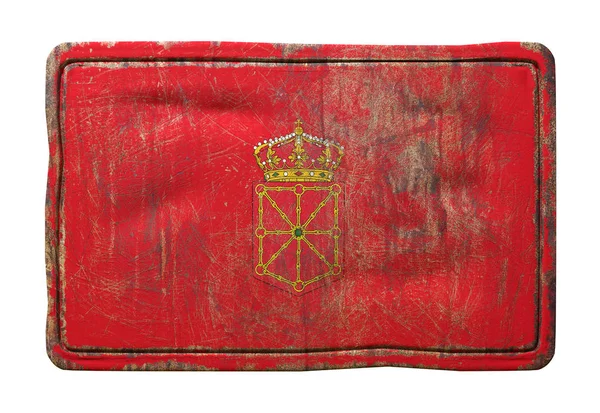 Antigua bandera de Navarra — Foto de Stock