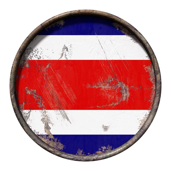 Old Republic van Costa Rica vlag — Stockfoto