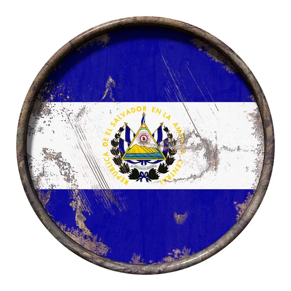 Bandera de Antigua República de El Salvador —  Fotos de Stock