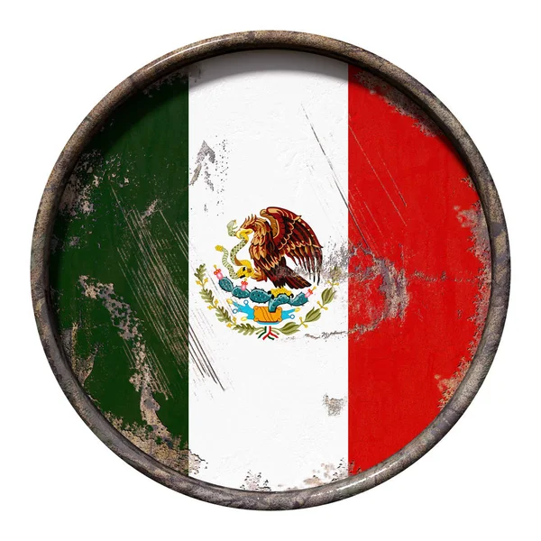 Régi mexikói zászló — Stock Fotó