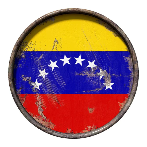 Old Venezuela flag — Stock Photo, Image