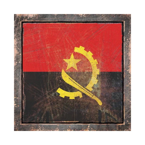 Bandeira de Angola — Fotografia de Stock