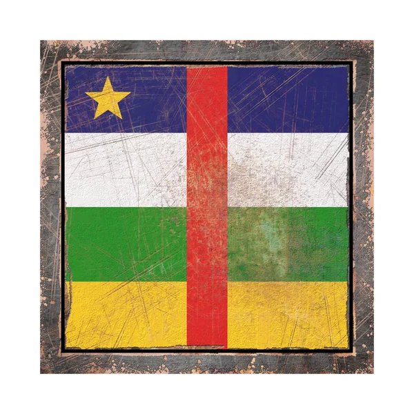 Old Central African Republic flag — Stock Photo, Image