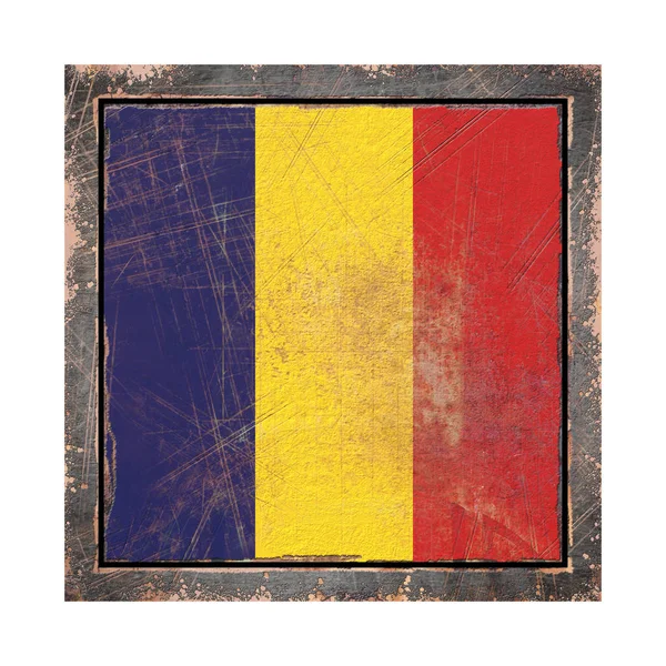 Флаг Старой Республики Чад — стоковое фото
