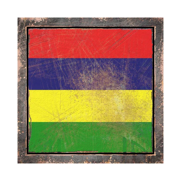 Vecchia Repubblica di Mauritius bandiera — Foto Stock