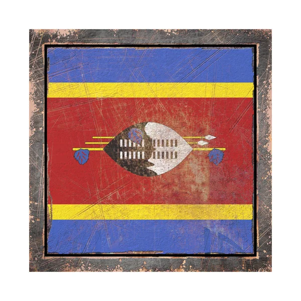 Vecchio Regno della bandiera dello Swaziland — Foto Stock