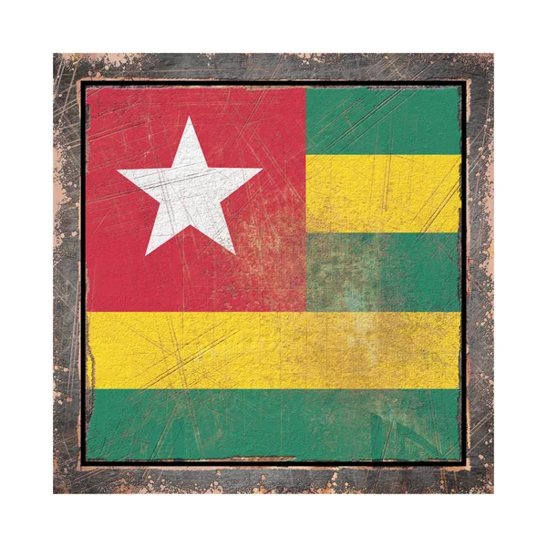 Old Togolese Republic flag — Stock Photo, Image