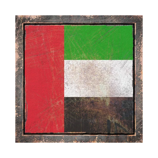 Antiga bandeira de Emirados Árabes Unidos — Fotografia de Stock