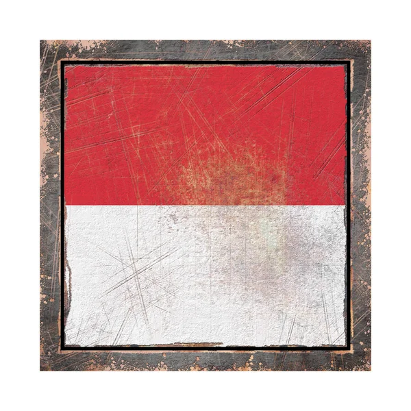 Παλιά σημαία Ινδονησία — Φωτογραφία Αρχείου