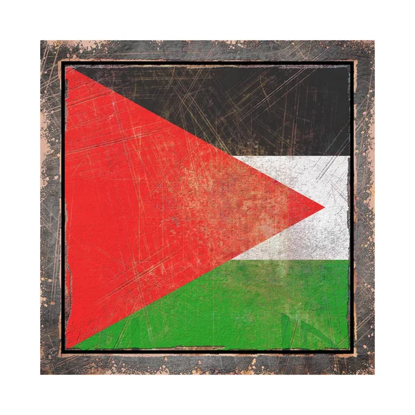 Velha bandeira palestina — Fotografia de Stock