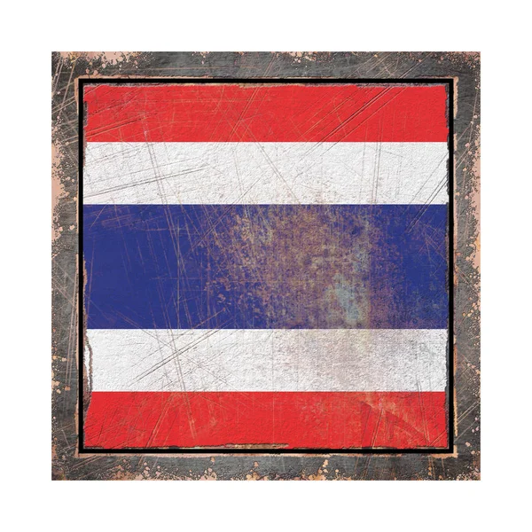 Ancien drapeau de Thaïlande — Photo