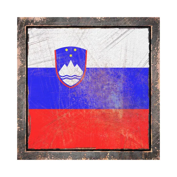 Oude vlag van Slovenië — Stockfoto