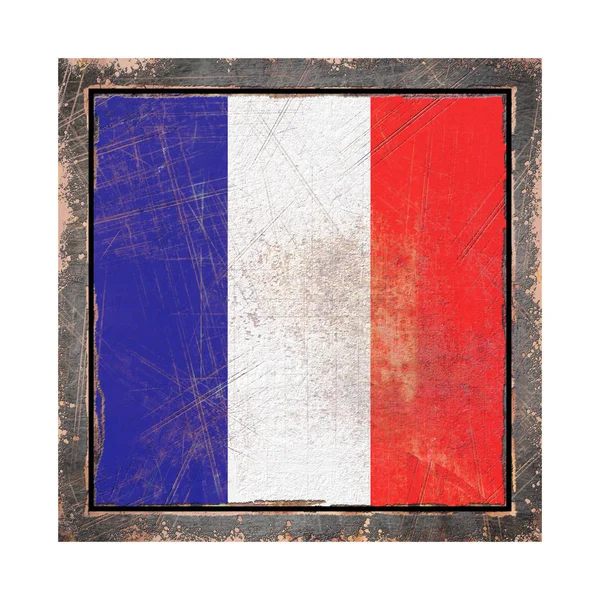 Stará vlajka Francie — Stock fotografie