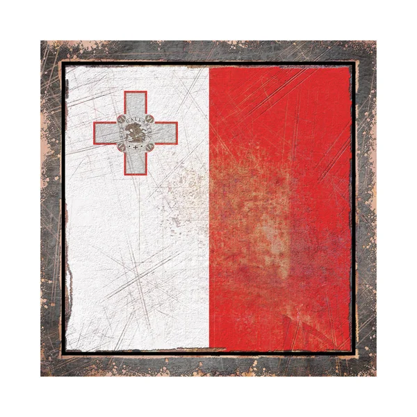 Antigua bandera de Malta — Foto de Stock