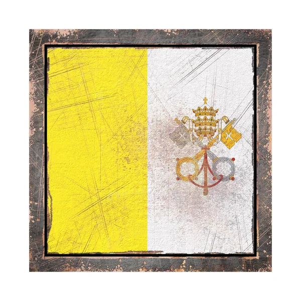 Ancien drapeau du Vatican — Photo