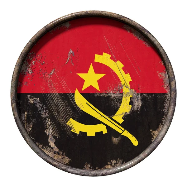 Oude vlag van Angola — Stockfoto